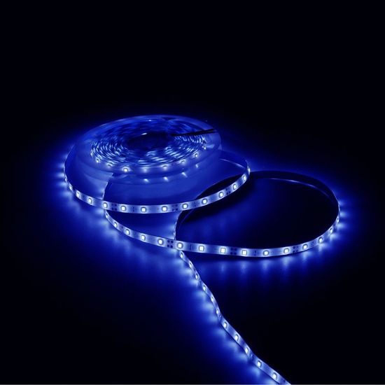 Лента светодиодная GAUSS Elementary 2835, 60-SMD 4.8W, 12V DC, IP66, синий, ZIP Bag 5 м, 1, 50, изображение 4