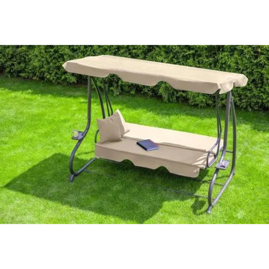 Leagan de gradina FUNFIT Relax Plus, Beige (1602), 3 image