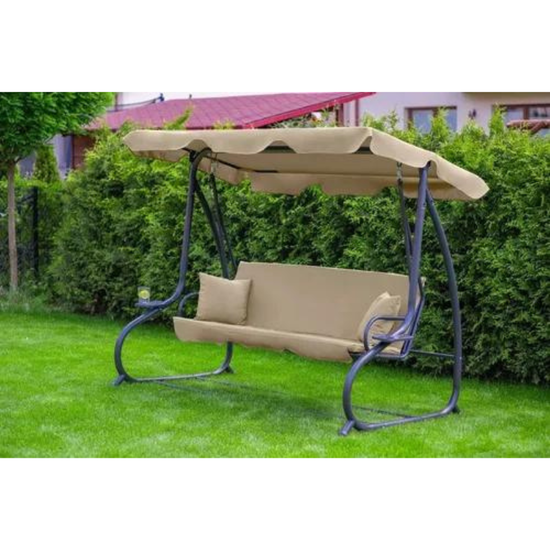 Садовые качели FUNFIT Relax Plus, Beige (1602), изображение 2