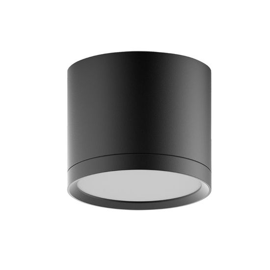 Spot LED GAUSS HD016 Aplicabil, 10W, 3000K, 700lm, IP20, 88x75mm, negru, 1, 30, lumina calda