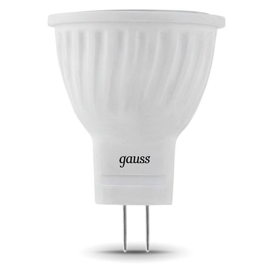 Bec GAUSS Black MR11 LED 3W, GU4, 4100К, 300lm, IP20, 2 image