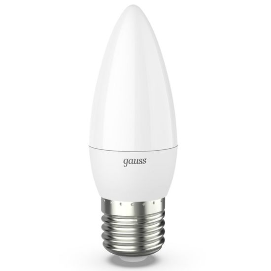 Лампочка GAUSS Black C37 LED 9.5W, E27, 3000K, 890lm, IP20