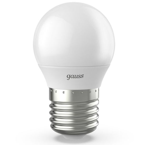 Лампочка GAUSS Black G45 LED 9.5W, E27, 3000K, 890lm, IP20