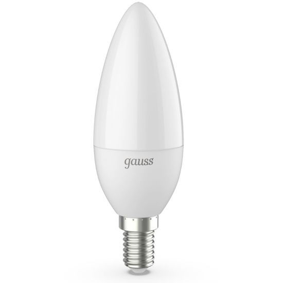Bec GAUSS Black C37 LED 6.5W, E14, 4100K, 550lm, IP20