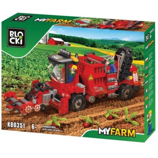 Set de constructie Combina de recoltare a sfeclei Blocki MyFarm