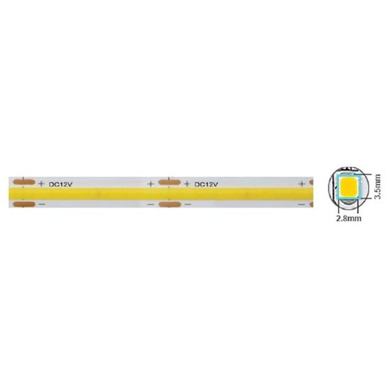 Лента LED VITO COB 12W, 2835, 320-SMD, 1200Lm, 4000K, 12V, IP20, 5 м, 1, 50