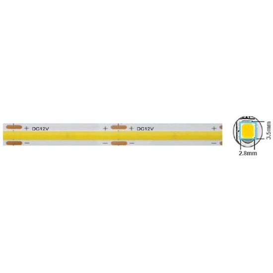 Лента LED VITO COB 12W, 2835, 320-SMD, 1200Lm, 6500K, 12V, IP20, 5 м, 1, 50