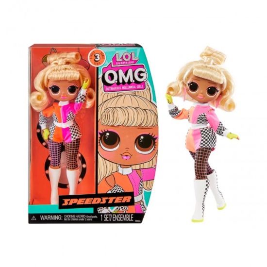 Papusa cu accesorii L.O.L. Surprise! OMG HoS S3 Speedster