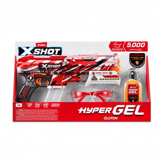 Бластер с гелевыми шариками X-SHOT HYPER GEL Small S1, Zuru, 5 000 гелевых шариков, изображение 6