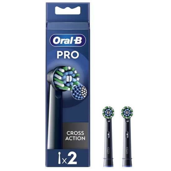 Запаска электро-щетки ORAL B CROSS ACTION BLACK, 2 шт