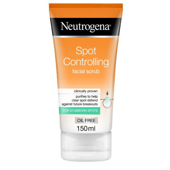 Скраб для лица NEUTROGENA Spot Controlling, от прыщей, 150 мл