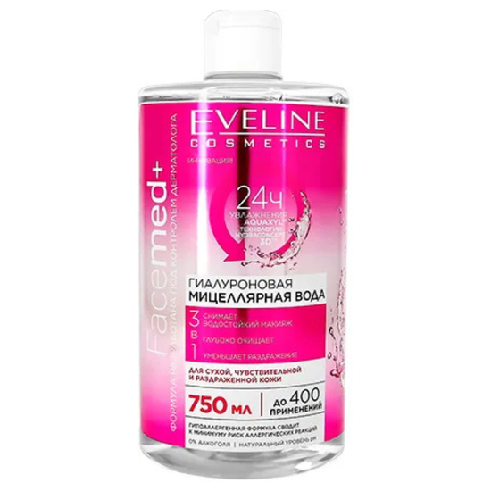 Apa micelara EVELINE Facemed+, 750 ml