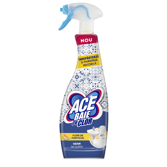 Spray pentru baie ACE Portocala, cu clor, 650 ml