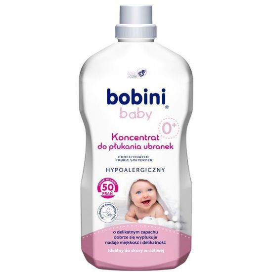 Концентрированный кондиционер Bobini для детской одежды, 50 полосканий, 1.8 л