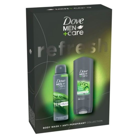 Set cadou DOVE Men + Care Extra Fresh (SG 250ml + DEO 150ml) 2025