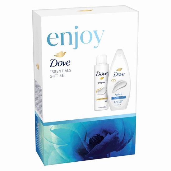 Set cadou DOVE Women Hydrate Base (SG 250ml + DEO 150ml) 2025