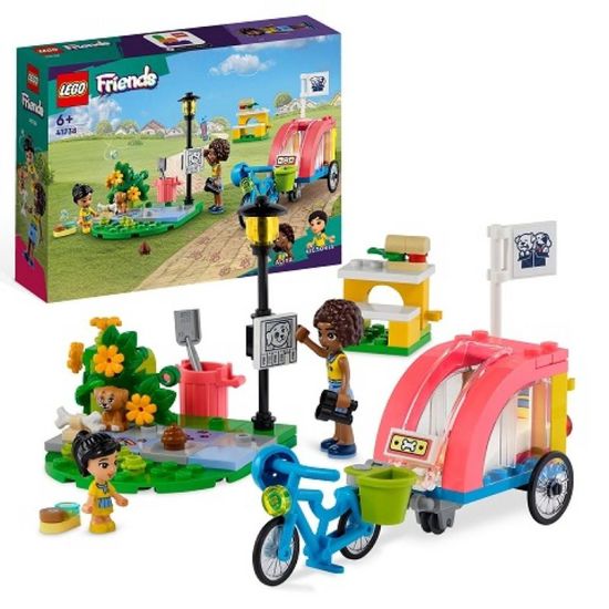 Bicicleta pentru salvarea cainelor LEGO Friends