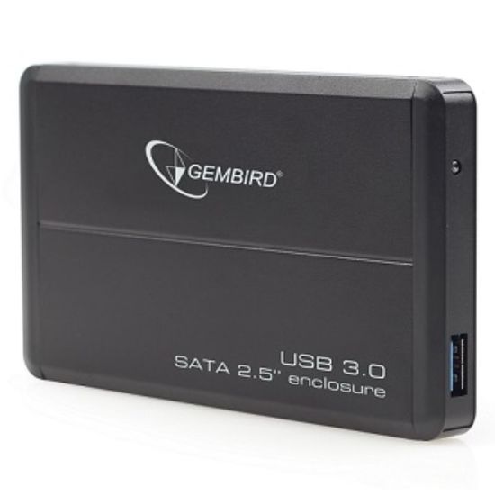 Carcasа externа GEMBIRD EE2-U3S-2, pentru HDD SATA 2.5'', negru