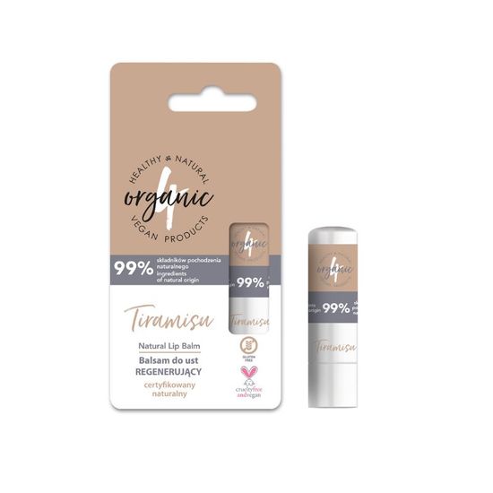 Бальзам для губ 4ORGANIC Тирамису, 5г