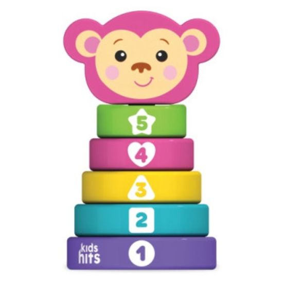 ​Piramida din lemn KIDS HITS Monkey, KH20/013, 2 image