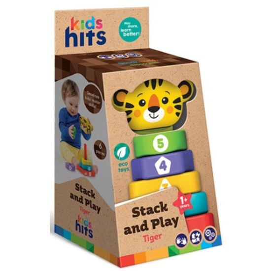 ​Piramida din lemn KIDS HITS Tiger, KH20/014
