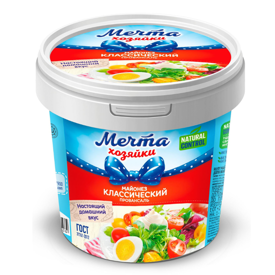 ​Maioneza MECHTA HOZYAYKI, clasic, 50.5%, 768 g