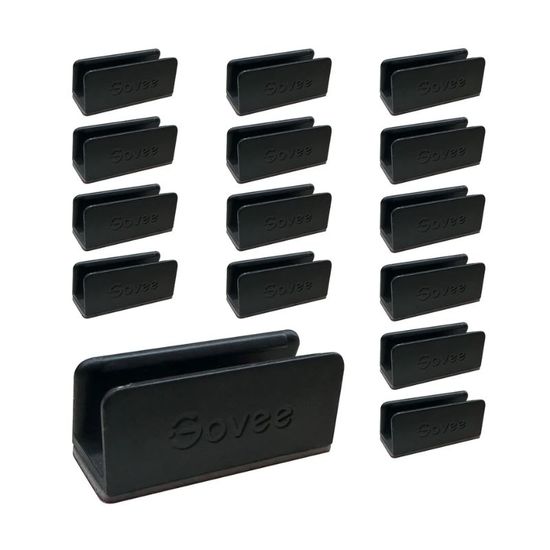 Suporturi pentru banda LED GOVEE Bracket for Light Strip, Black, Plastic, 20buc