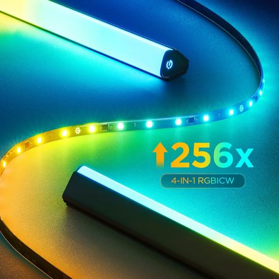 Светодиодная лента для телевизора GOVEE TV Light Strip RGBICW TV Backlight 3 Lite Kit, (55”-65” + Light Bars 40”-70”), изображение 4