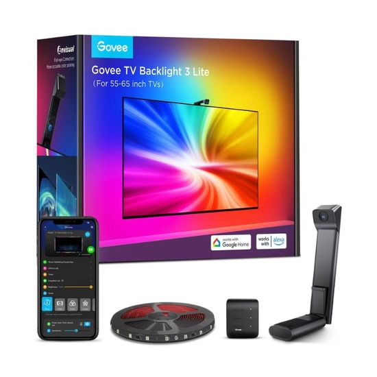 Banda LED pentru televizor GOVEE TV Light Strip RGBIC TV Backlight 3 Lite (55”-65”)