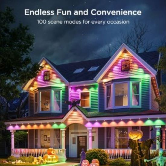 Iluminat pentru exterior GOVEE Outdoor Lights RGBICW Permanent 2, 72 Lights, 30m, 5 image