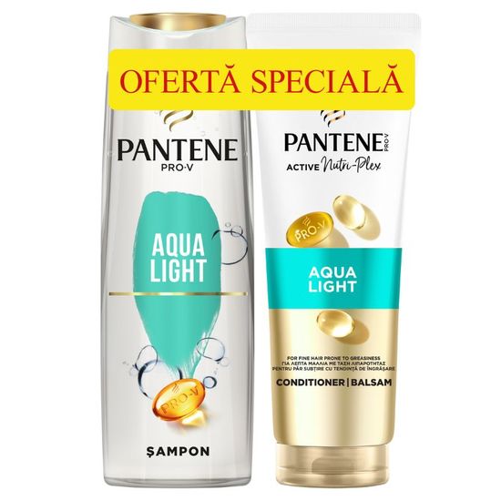 Набор шампунь и кондиционер PANTENE Aqualight, 400+275мл, изображение 2