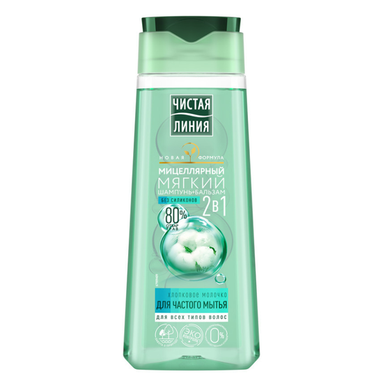 Sampon-balsam micelar ЧИСТАЯ ЛИНИЯ, 2in1, 250 ml