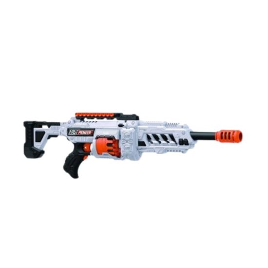 Игрушечный пистолет электрический FAST PIONEER BIG502, 36 снарядов, вращающийся цилиндр, изображение 2