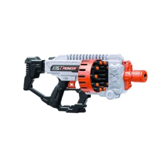 Игрушечный пистолет электрический FAST PIONEER BIG503, 36 снарядов, вращающийся цилиндр, изображение 2