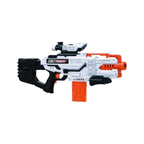 Игрушечный пистолет электрический FAST PIONEER BIG504, 24 снаряда, изображение 2