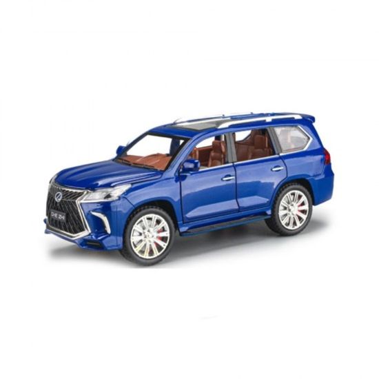 Macheta auto Lexus LX570 CHE ZHI CZ604B, 1:24, metal, cu sunete si lumini, ZJA357760