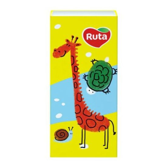 Носовые платки RUTA Детские, 3 слоя, 10 шт