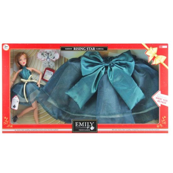 Set de joc: papusa "EMILY" + fusta pentru copil, 3 image