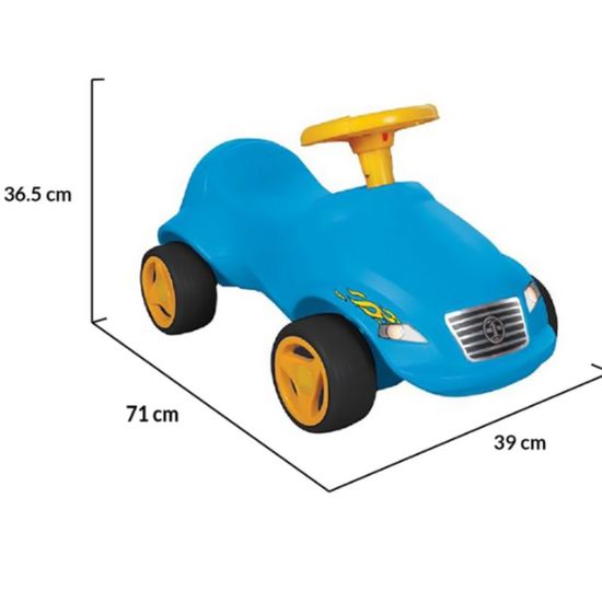 Masinuta fara pedale Fast Car, albastru/rosu, 4 image