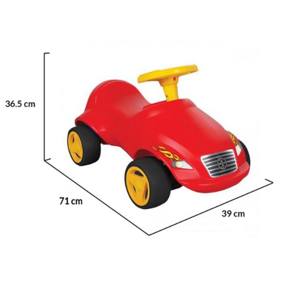 Masinuta fara pedale Fast Car, albastru/rosu, 5 image