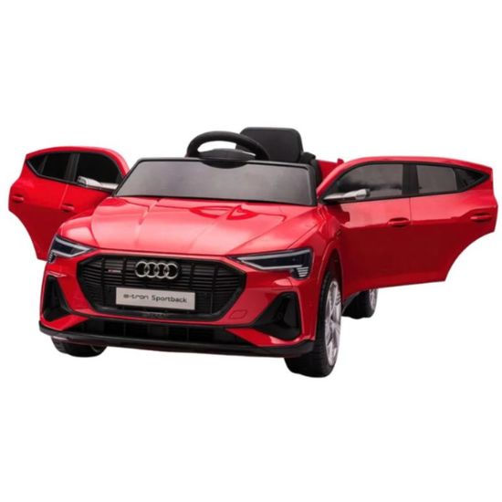 Masinuta electrica AUDI E-TRON SPORTBACK, 12V7Ah, motor 390 x 4, roti EVA, scaun din piele, 5 image