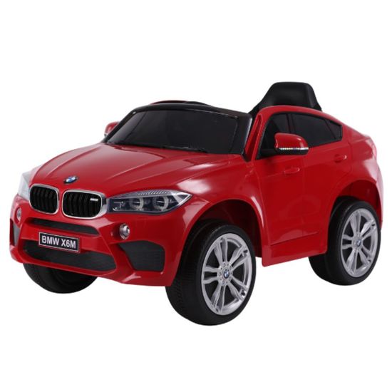 Masinuta electrica BMW X6M, 12V7AH, motor 35Wx2, roti EVA, scaune din piele