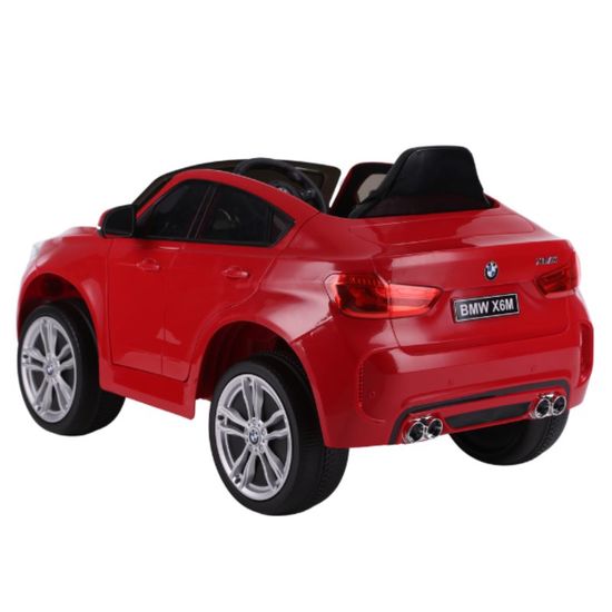 Masinuta electrica BMW X6M, 12V7AH, motor 35Wx2, roti EVA, scaune din piele, 11 image