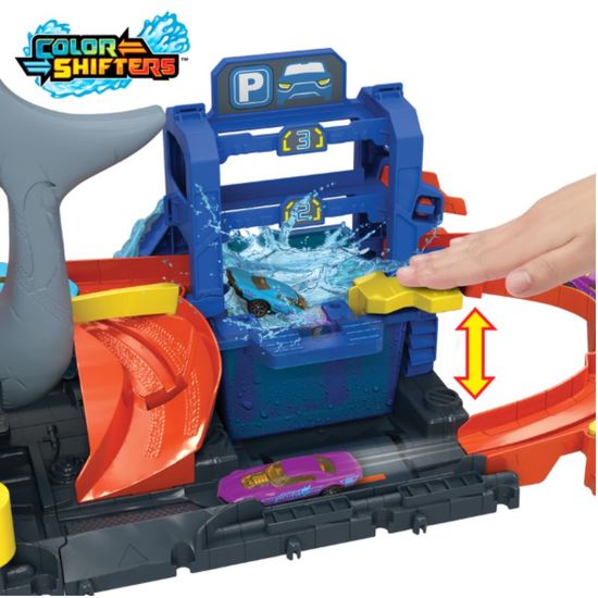 Игровой набор HOT WHEELS City Ultra Shark Car Wash Track, изображение 4