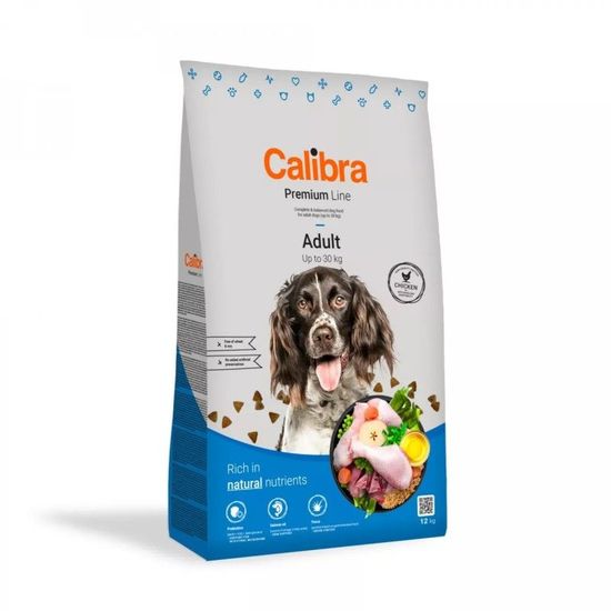 Hrana uscata CALIBRA Dog Premium Line Adult, 12kg
