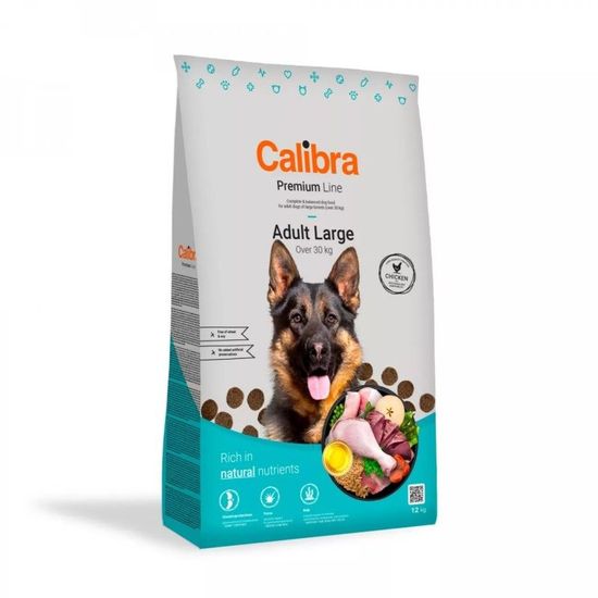 Hrana uscata CALIBRA Dog Premium Line Adult Large, 12kg