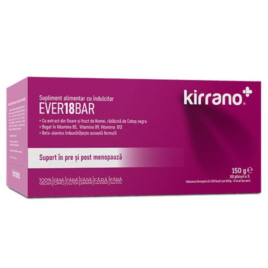 Supliment alimentar KIRRANO Ever18Bar, 30 pachete x 5 g, 3 image