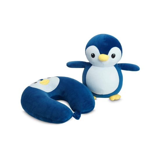 Pinguin Pingo DORMEO, perna jucarie, 2in1, pentru calatorii