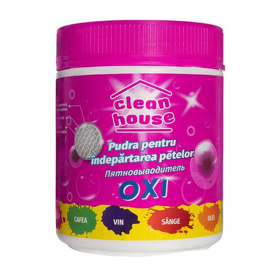 Пятновыводитель-пудра CLEAN HOUSE для вещей, универсальный, 500гр