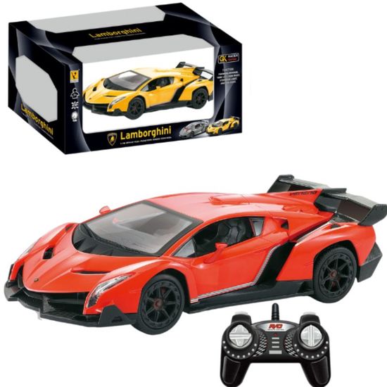 Машина Lamborghini 1:18, на пульте управления, с аккумулятором на 4.8V